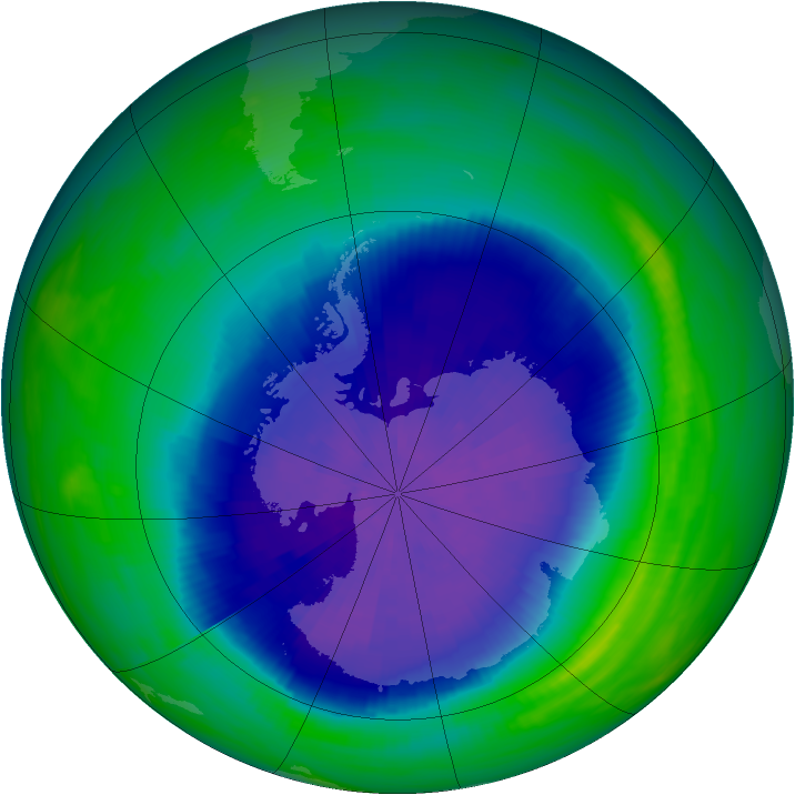 Ozone Map 1987-09-29